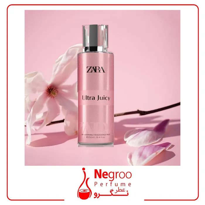 بادی اسپلش زنانه زارا zara مدل ultra juicy حجم 250 میل اورجینال — تصویر ۲