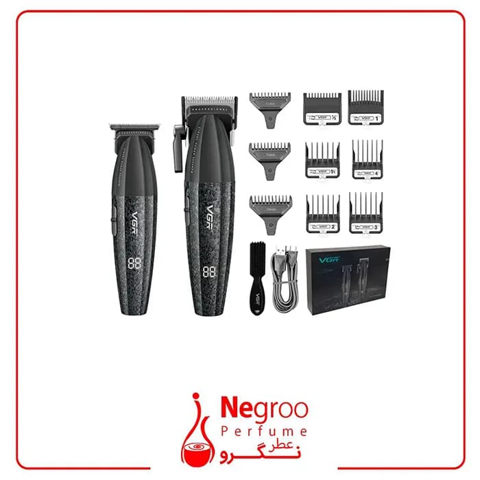 ماشین اصلاح سر و صورت دوقلو وی جی آر مدل V-640 اورجینال