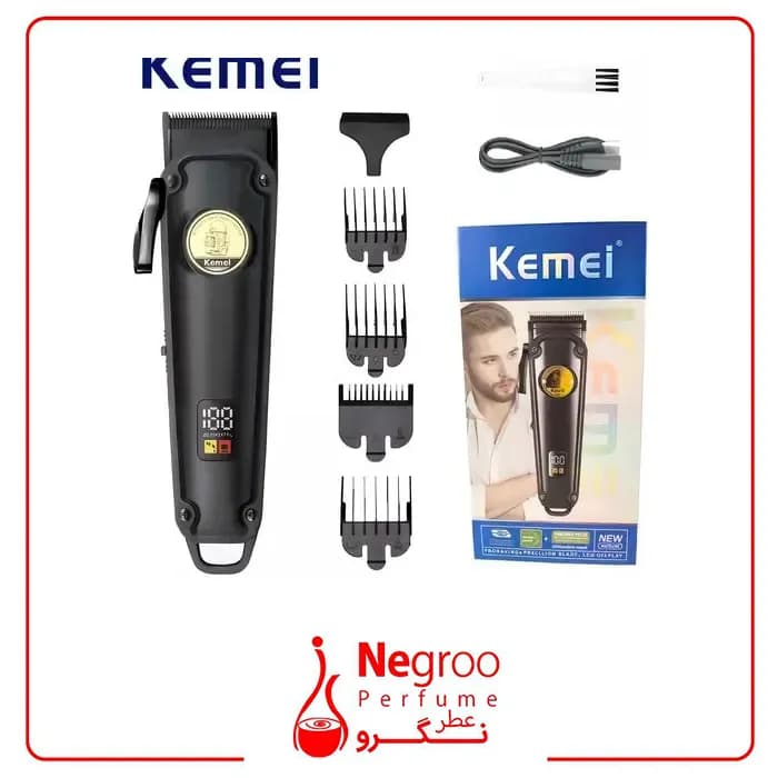 ماشین اصلاح سر و صورت کیمی مدل KM-2372 اورجینال