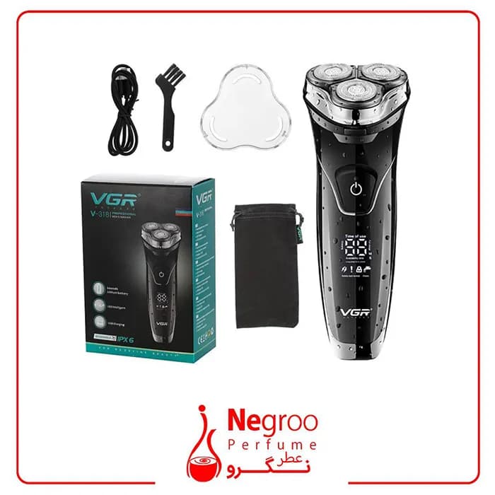 ریش تراش سه تیغ وی جی آر مدل V-318 اورجینال
