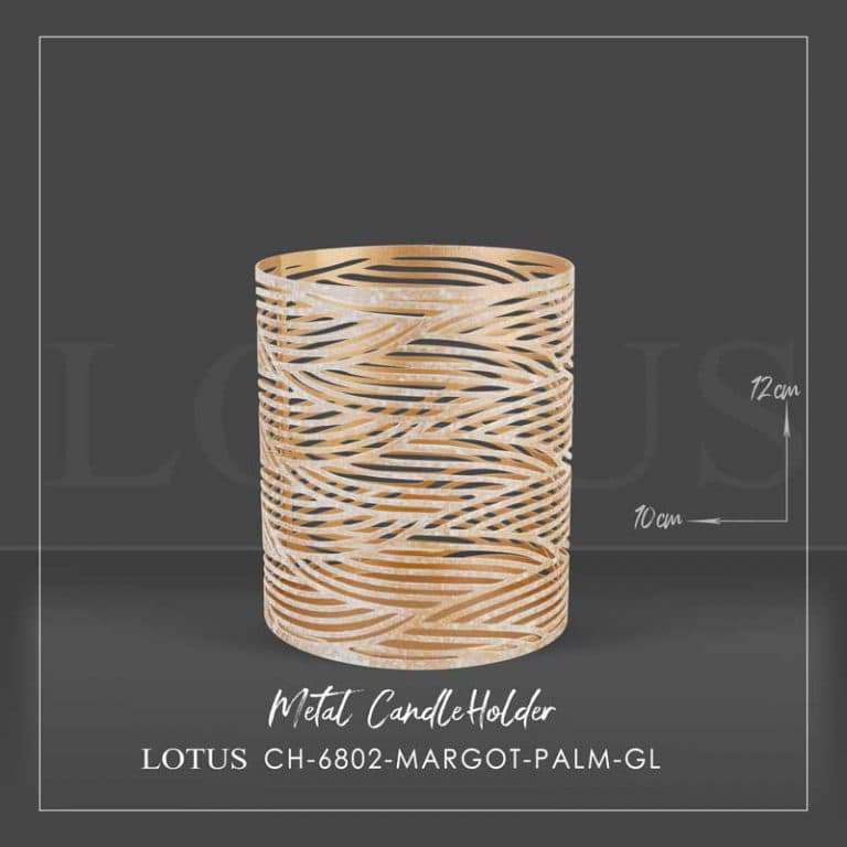 جا شمعی طرح PALM کد CH-6802 — تصویر ۲