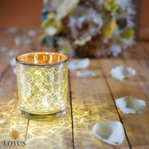 جا شمعی لیوانی مدل CHLOE کد TCH-6801