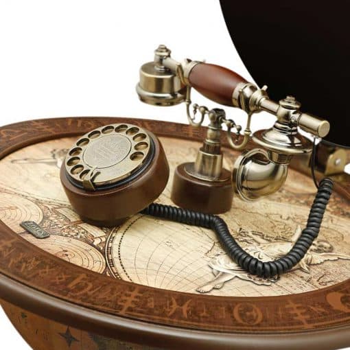 میز تلفن لوتوس کره چوبی کد TG-816 رنگ BROWN — تصویر ۲