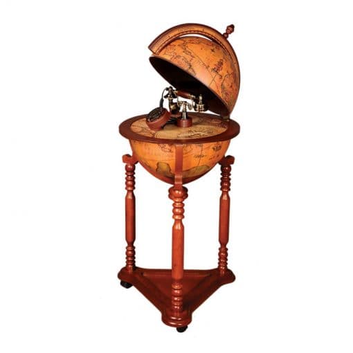 میز تلفن لوتوس کره چوبی کد TG-814 رنگ BROWN