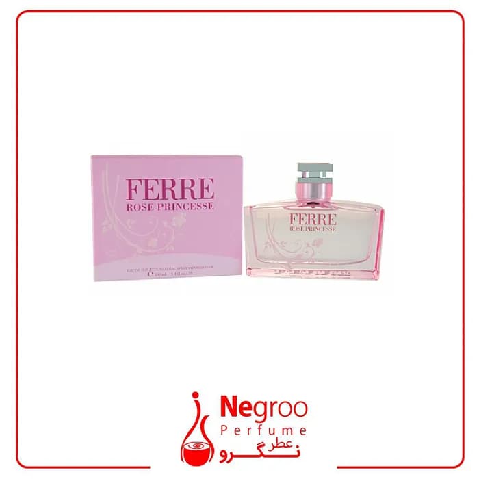 عطر ادکلن فره صورتی-رز پرینسس 100 میل Gianfranco Ferre Rose Princesse/ اورجینال