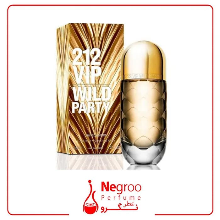 عطر ادکلن کارولینا هررا 212 وی آی پی وایلد پارتی زنانه 100 میل Carolina Herrera 212 VIP Wild Party/ اورجینال
