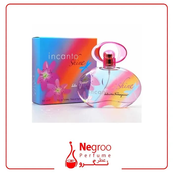 عطر ادکلن سالواتوره فراگامو اینکانتو شاین 100 میل Salvatore Ferragamo Incanto Shine اورجینال
