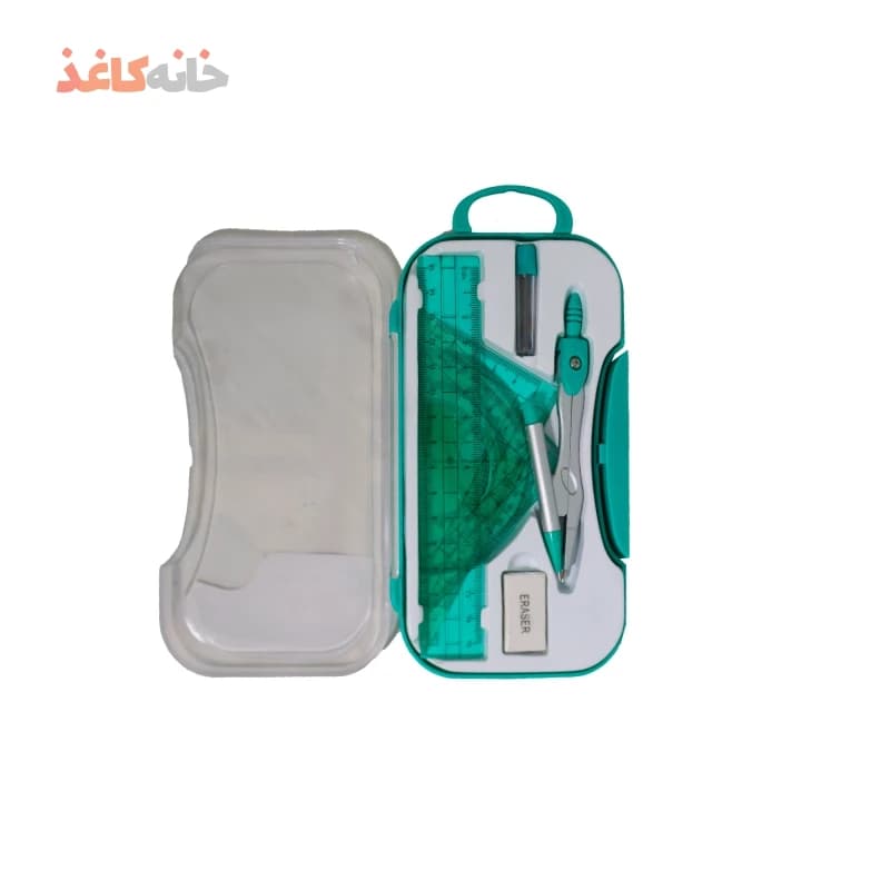 ست 7تیکه پرگار مکانیکی سیکلاس مدل سبز — تصویر ۲