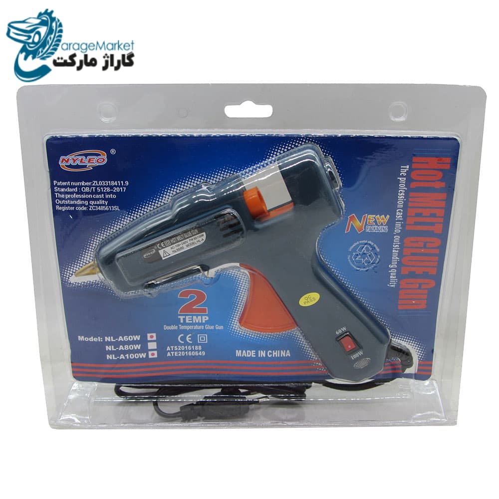 تفنگ چسب حرارتی 100-60 وات Nyleo — تصویر ۲