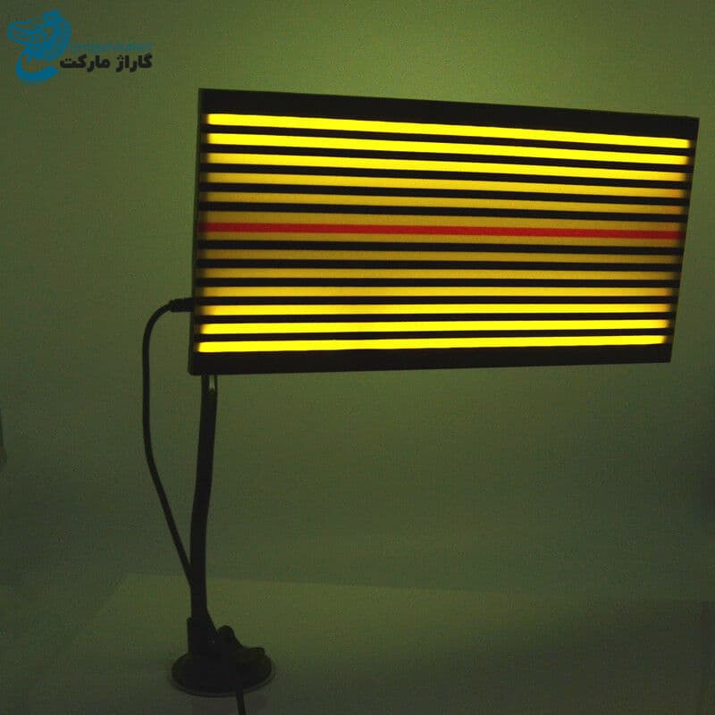 پنل نور LED پرتابل USB صافکاری بدون رنگ سوپر پی دی آر مدل زرد خطی — تصویر ۷