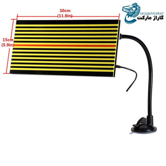 پنل نور LED پرتابل USB صافکاری بدون رنگ سوپر پی دی آر مدل زرد خطی — تصویر ۸