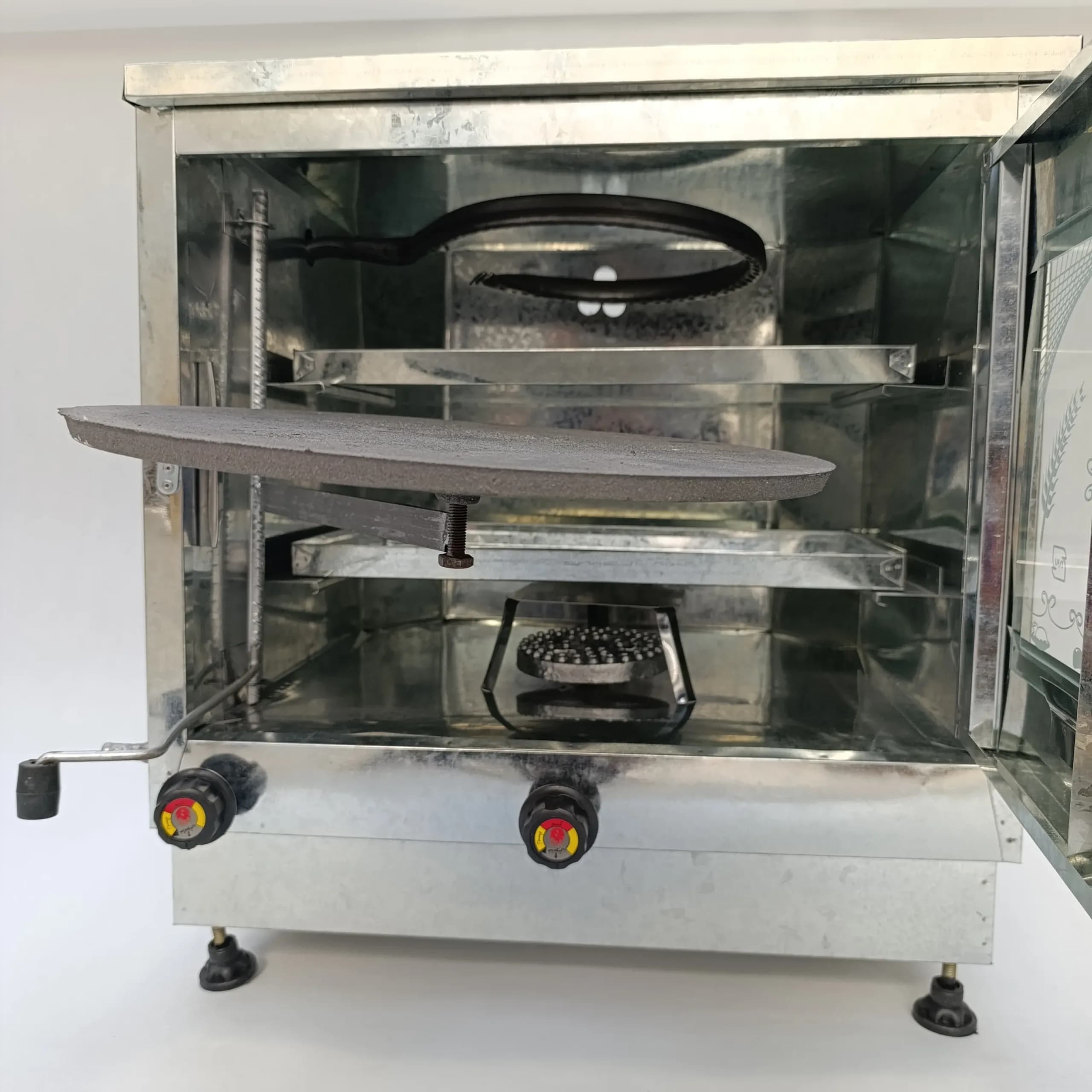 .تنور گازی خانگی ۲ سینی پخت نان و شیرینی — تصویر ۵
