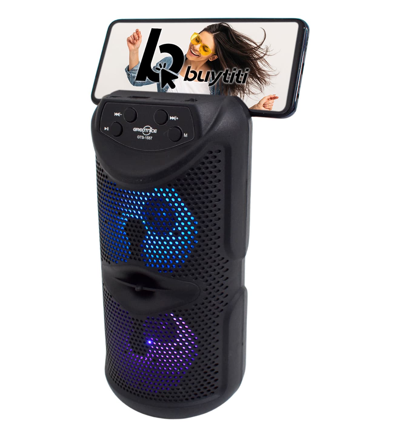 اسپیکر شارژی بلوتوثی گریت نایس مدل GTS-1557 — تصویر ۴