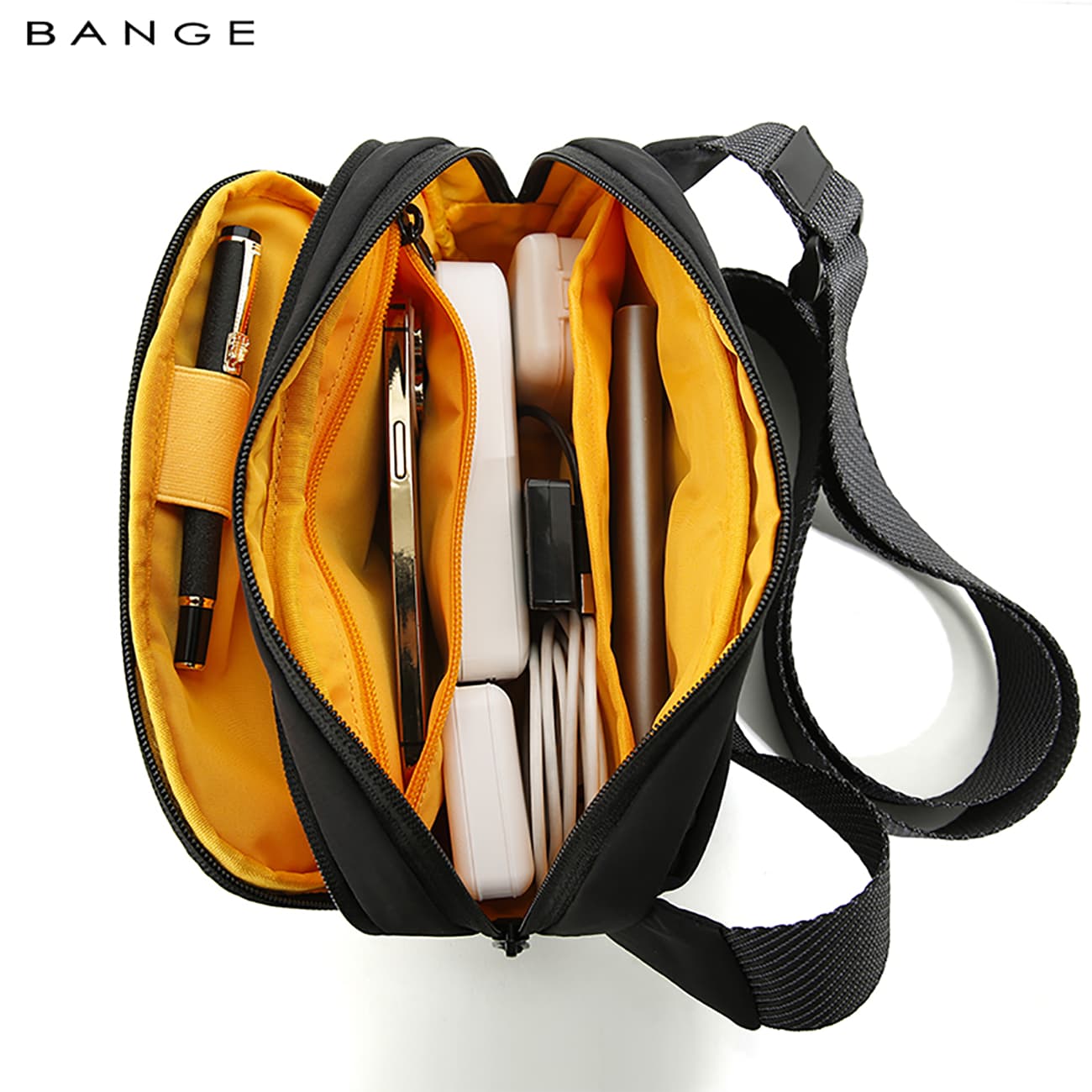 کیف دوشی و کیف کراس بادی ضدآب بنجBANGE BG-3097 — تصویر ۷