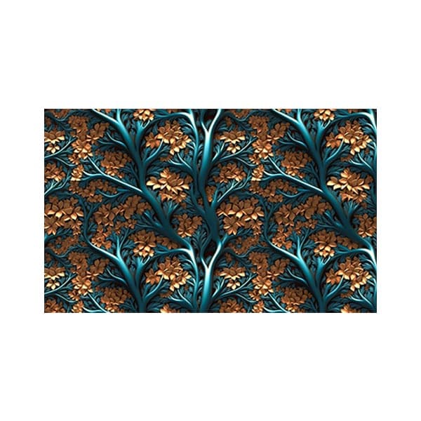 پادری طرح گل مدل گرافیکی یک درخت زیبا MF0109