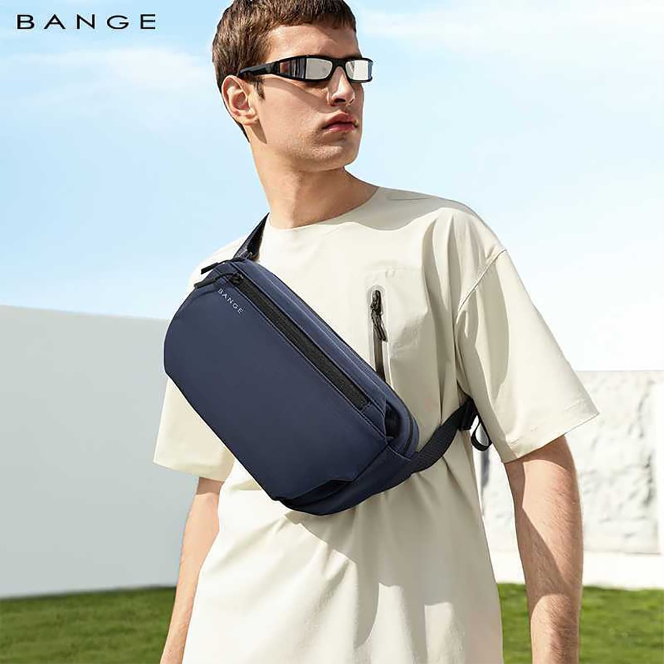 کیف دوشی ضدآب بنج BANGE BG-7851 چند منظوره — تصویر ۳