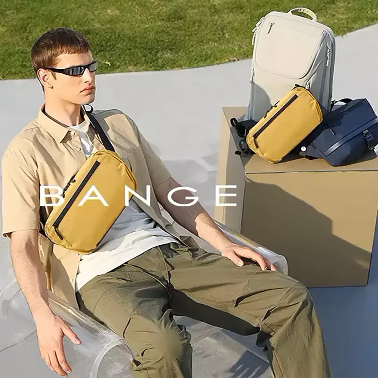 کیف دوشی ضدآب بنج BANGE BG-7851 چند منظوره — تصویر ۴