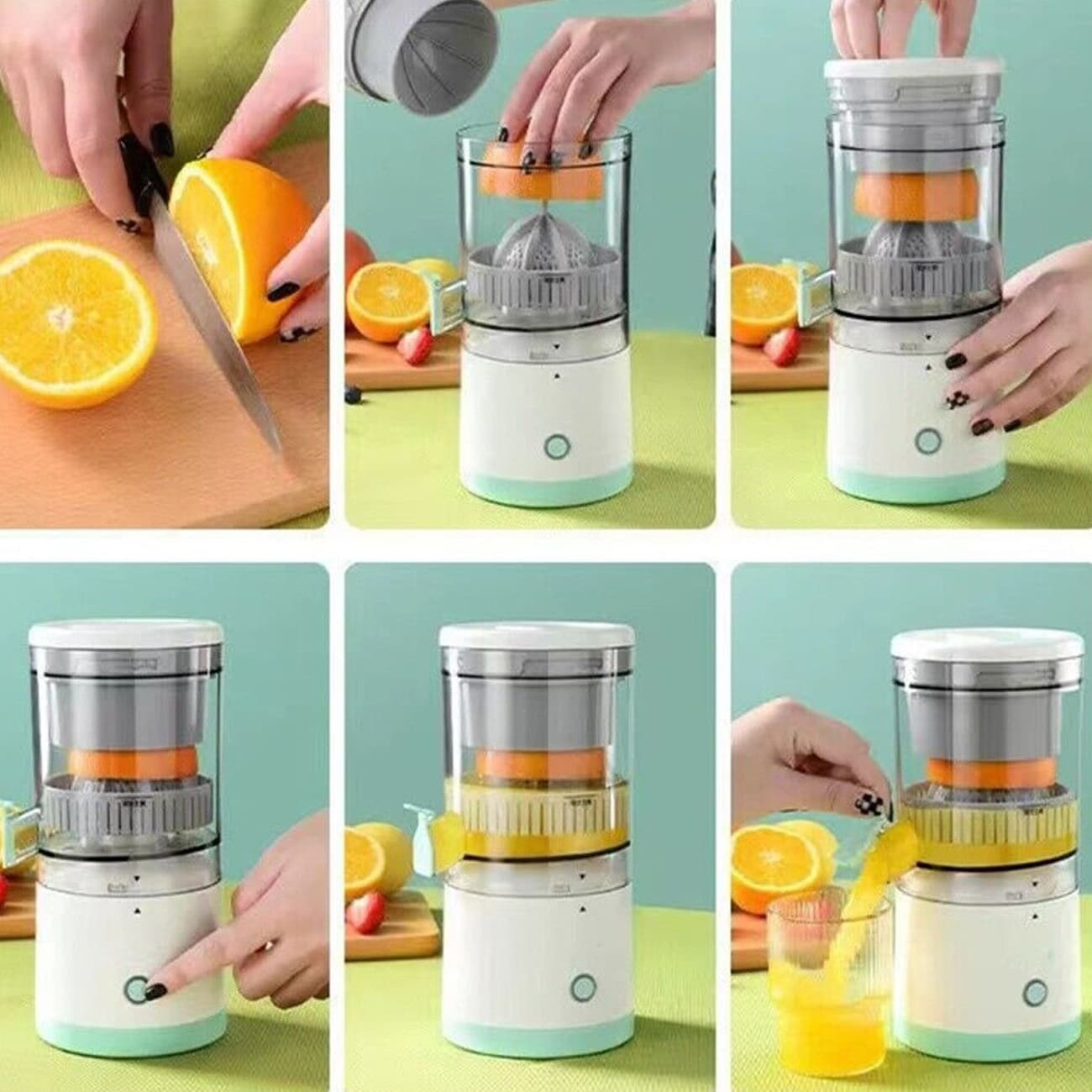 آب مرکباتگیری شارژی اتوماتیک 400 میلیلیتر سیتروس CITRUS MDC1 — تصویر ۷