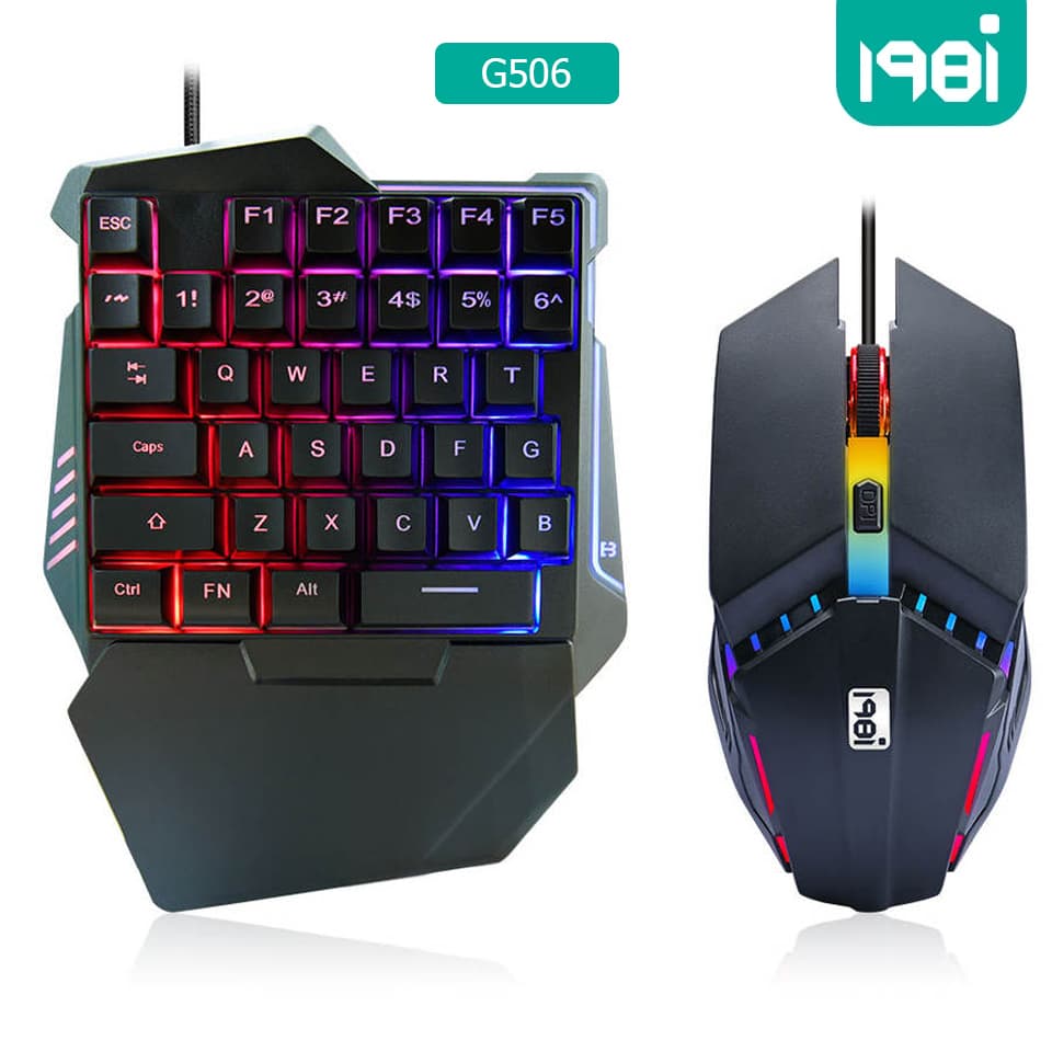 ست کیبورد و موس گیمینگ موبایل مدل G506 l98i