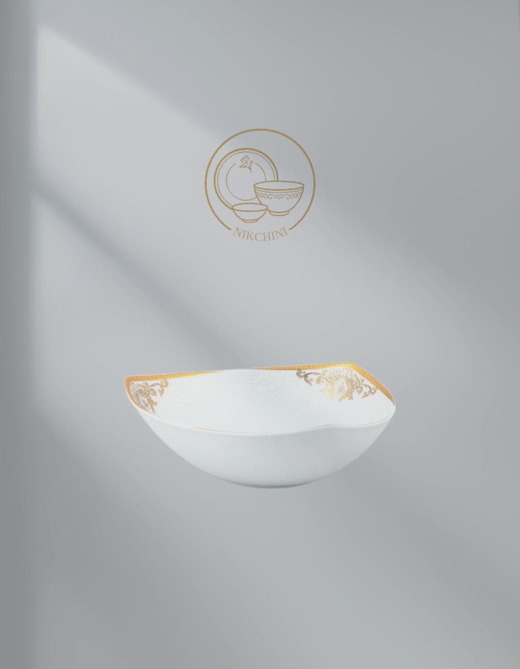 سرویس چینی پردیس پرسلین طرح پاریس آوا 6 نفره 30 پارچه — تصویر ۳