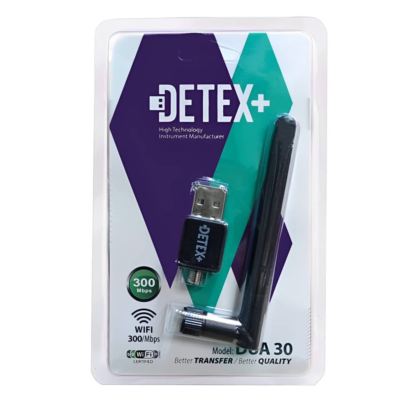 کارت شبکه وایرلس DETEX 300Mbps DUA30