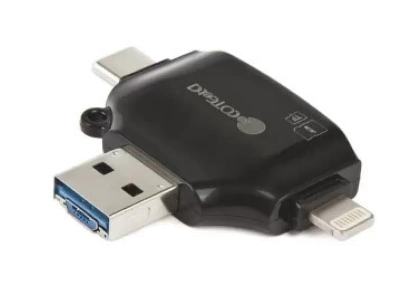 کارت خوان چند سر کوتتسی Coteetci 4IN1 CARD READER(SD/TF) CS5132-BK — تصویر ۴