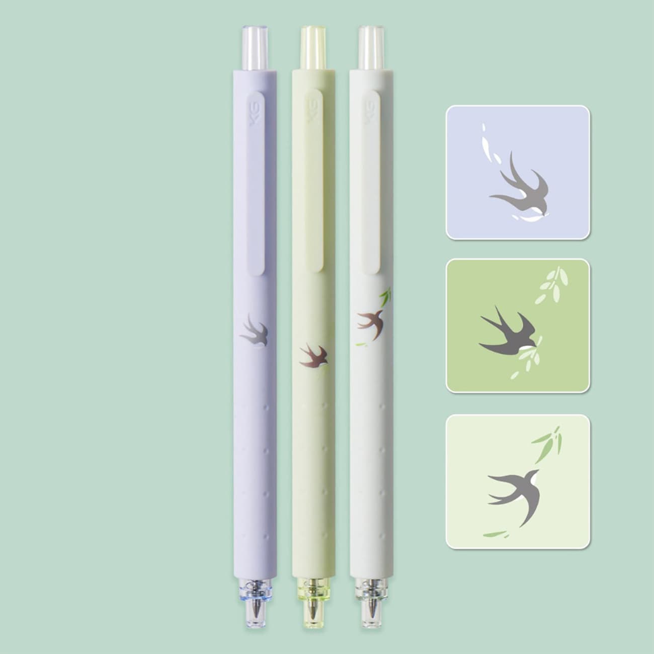 خودکار ژلهای مشکی کاکو (KACO) نوک 0.5 میلیمتری 3 عددی مدل 1028 — تصویر ۳