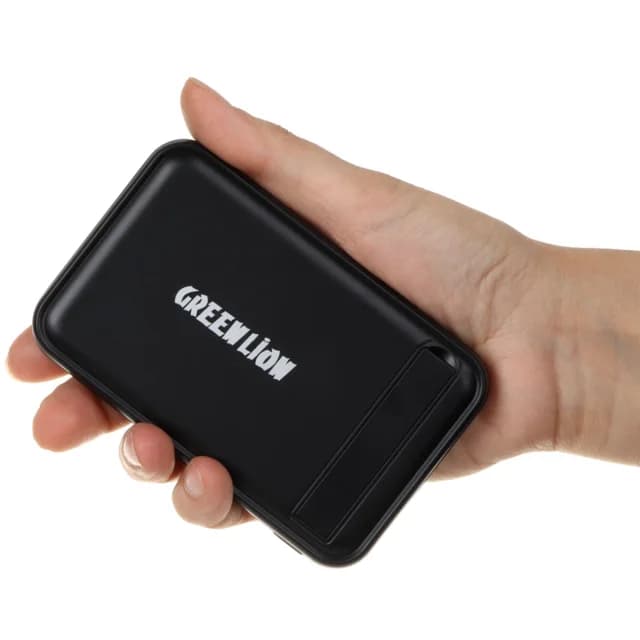 پاوربانک وایرلس مگنتی 15 وات، Type-C و USB فست شارژ 22.5 وات 10000 گرینلاین GL-PB60 LAGOS — تصویر ۲