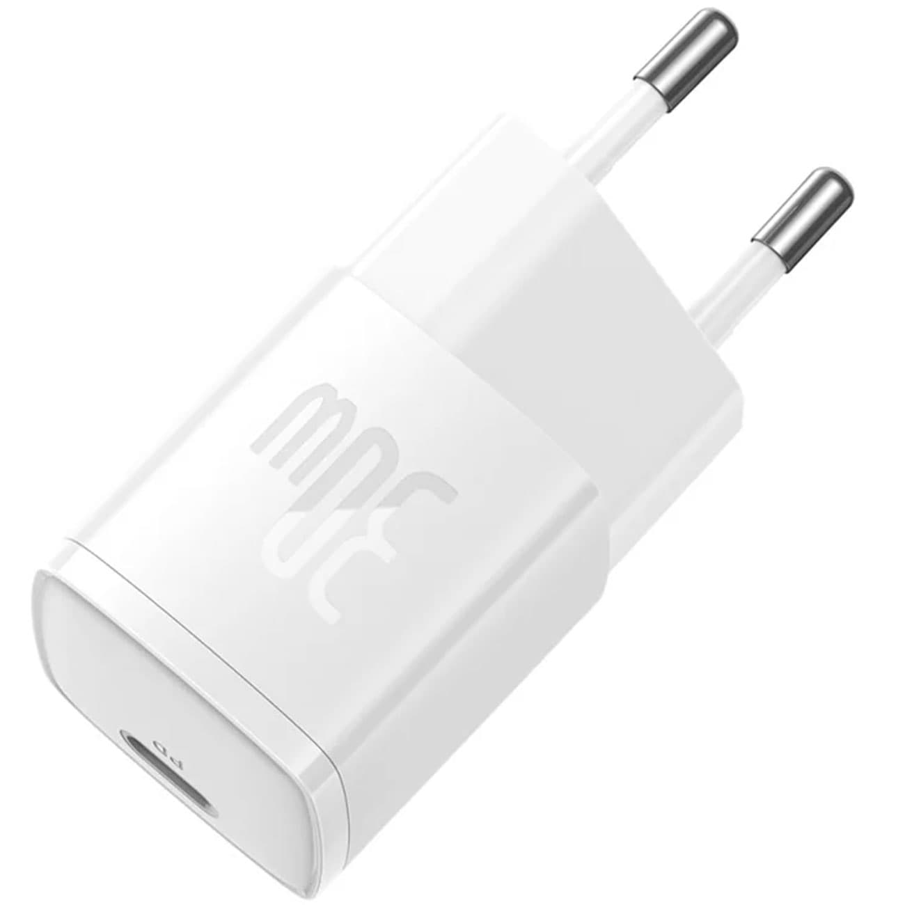 شارژر دیواری فست تایپ‌سی 30 وات بیسوس Cube Pro — تصویر ۴