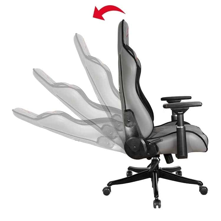 صندلی گیمینگ Redragon C602 Pro – مشکی/خاکستری — تصویر ۴