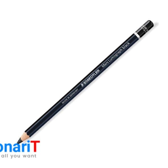 مداد طراحی استدلر لوموگراف بلک Staedtler Mars Lumograph Black B2