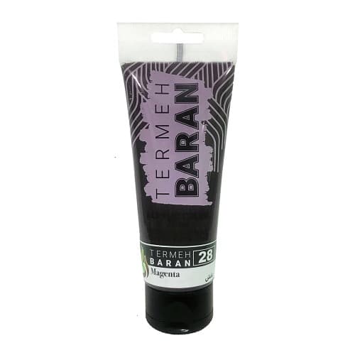 رنگ اکرلیک 75 میل ترمه باران magenta 28