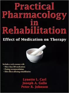 دانلود کتاب Practical Pharmacology in Rehabilitation With Web Resource