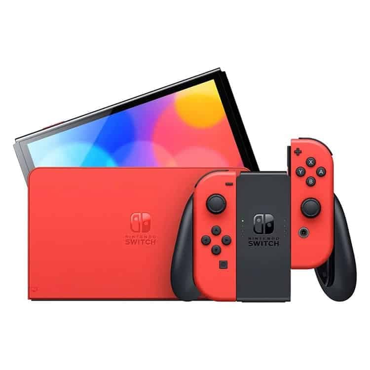 کنسول بازی Nintendo Switch مدل OLED باندل Mario Red Edition
