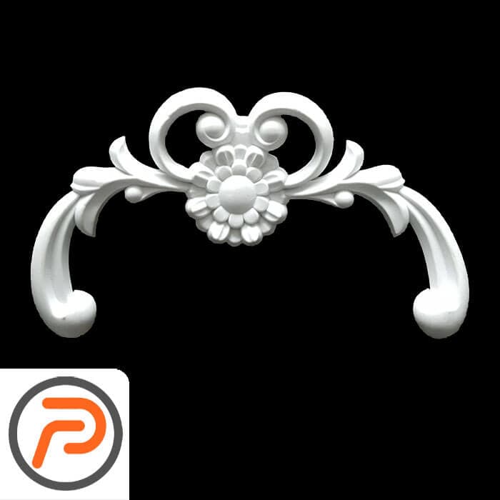 گل تزئینی طرح منبت pvc کد 791