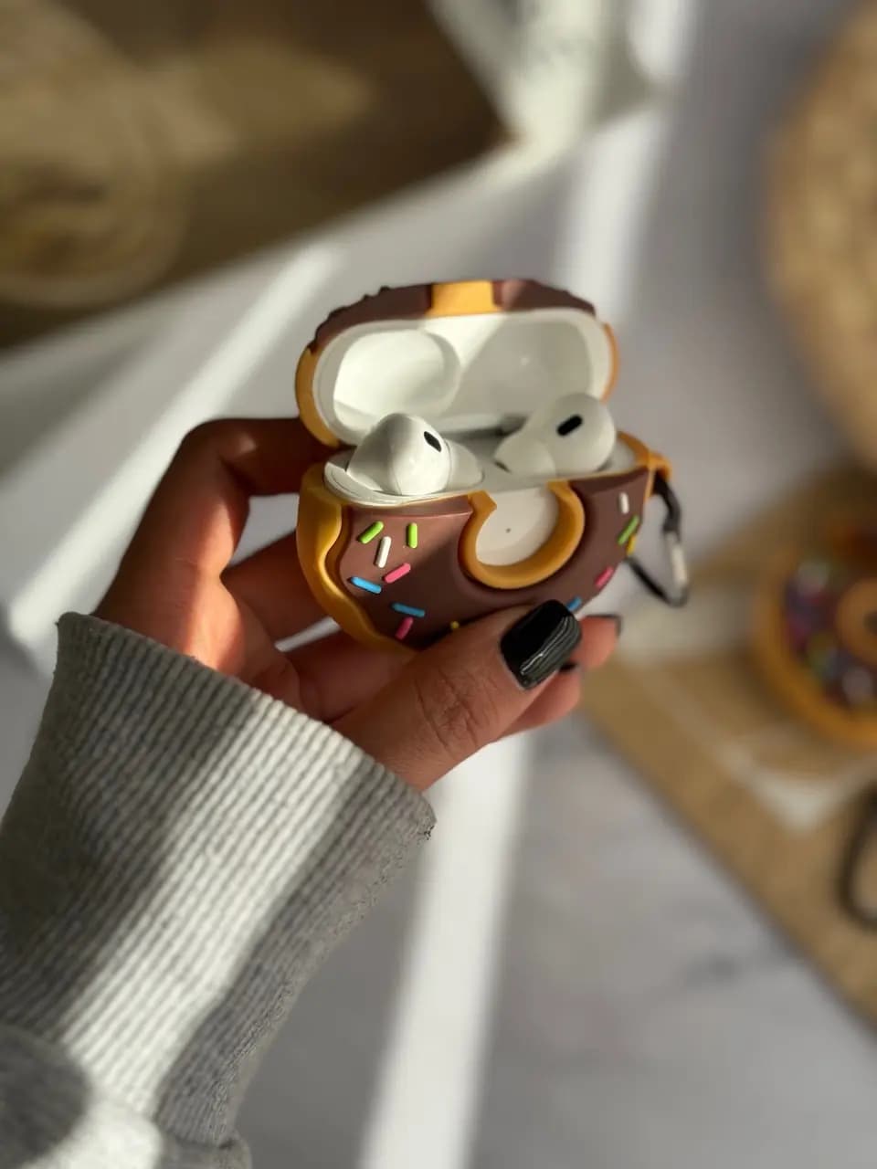 کاور ایرپاد سیلیکونی دونات (کدa0068) — تصویر ۲