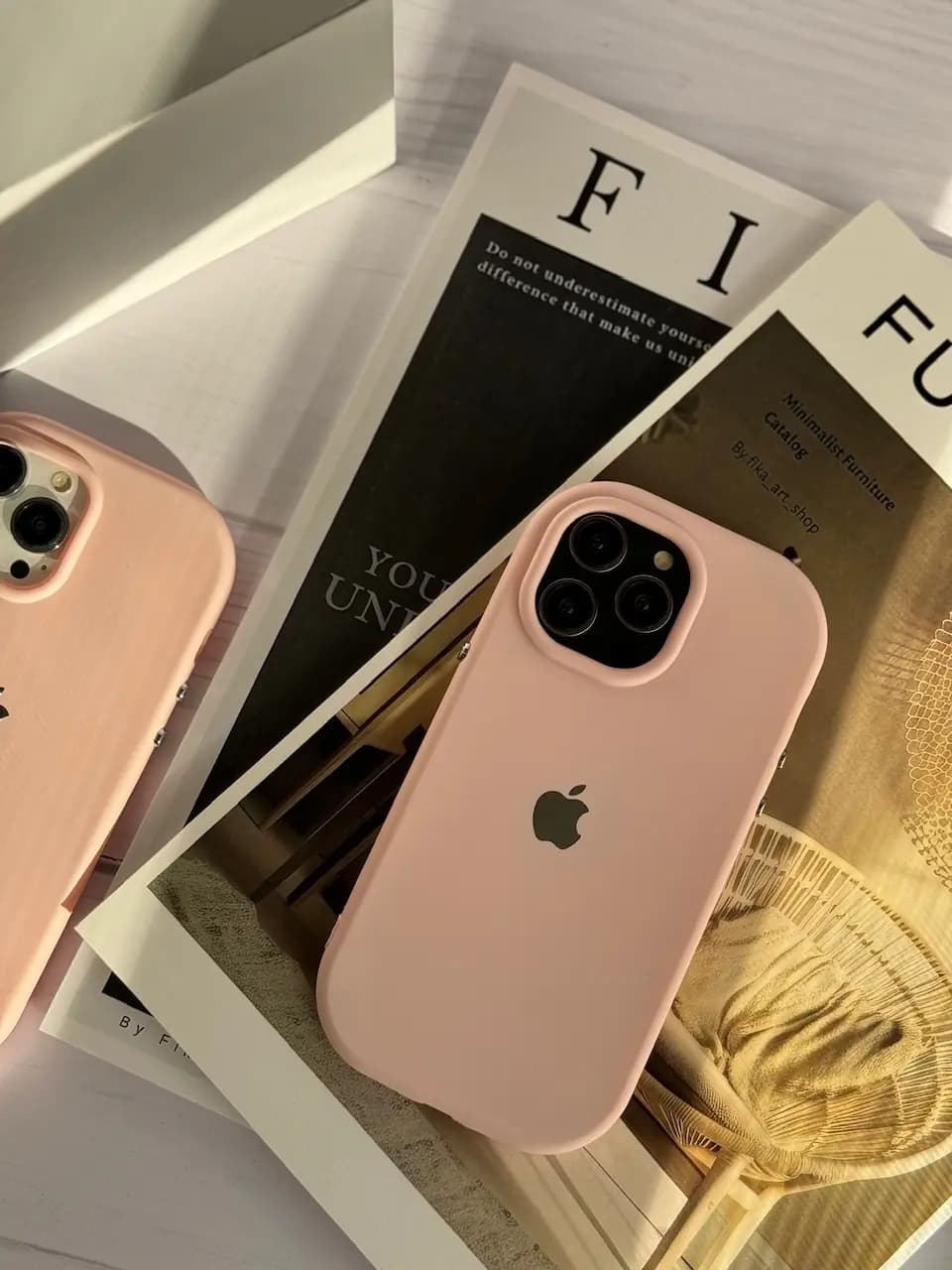 قاب Pink Curve صورتی (کدC1474) — تصویر ۵