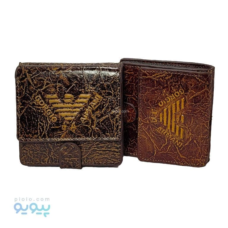 کیف پول چرم طرح Georgio Armani