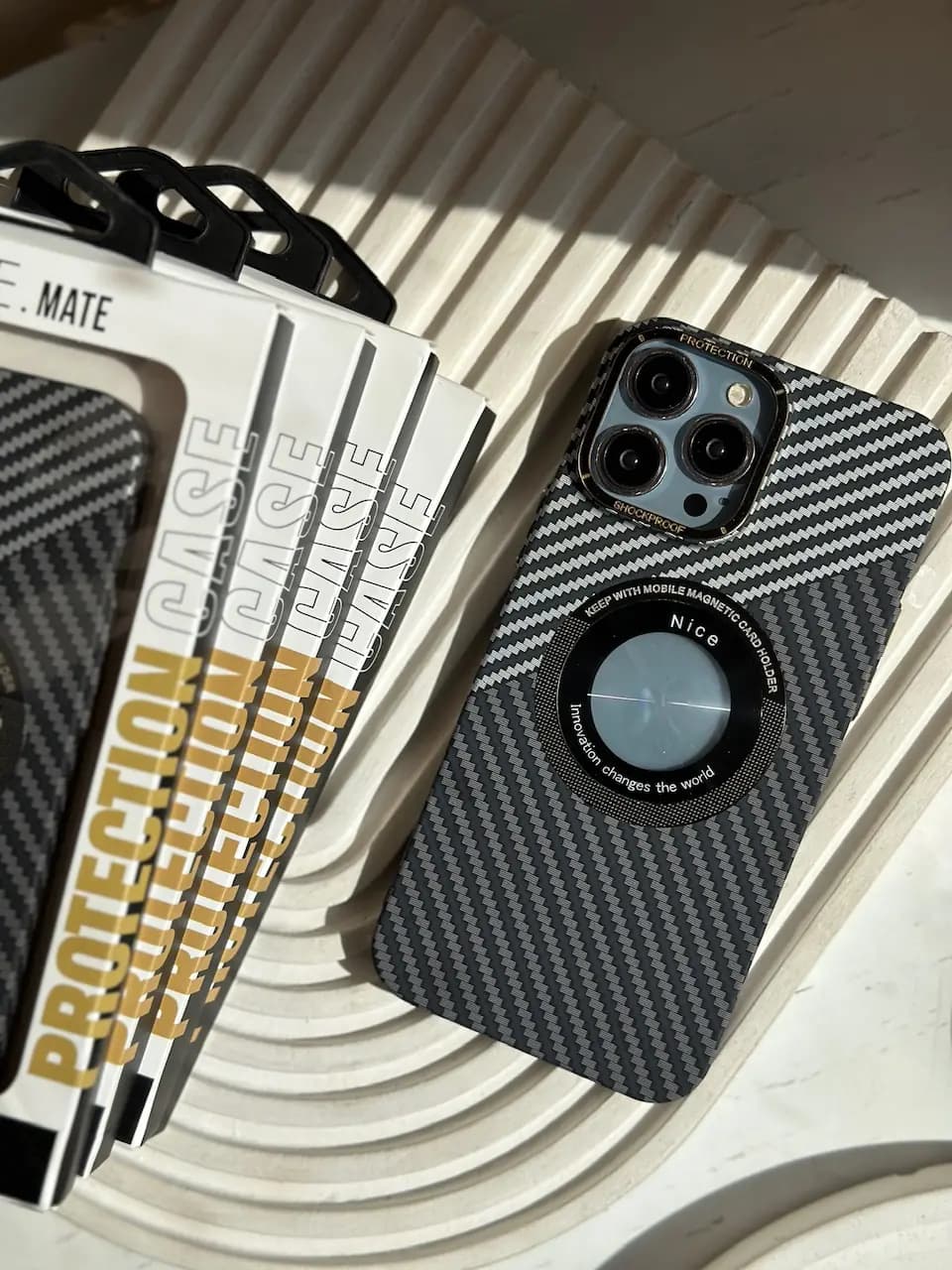 قاب Carbon Shockproof (کدC1389) — تصویر ۲