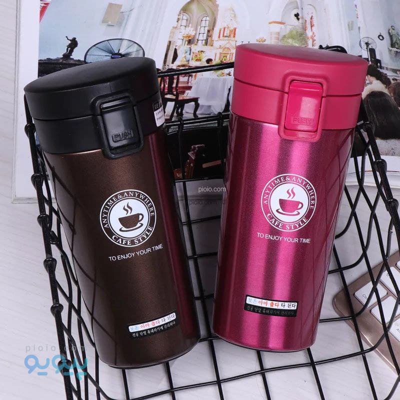 تراول ماگ مدل Cafe style درب قفل دار عمده و کارتنی
