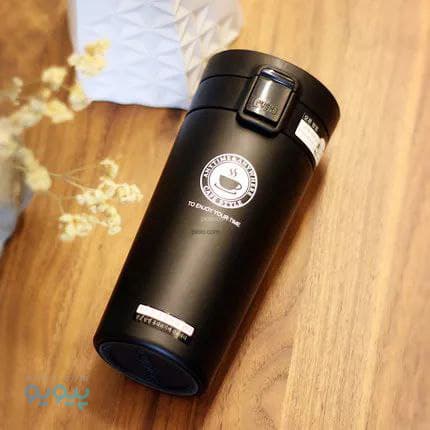 تراول ماگ مدل Cafe style درب قفل دار عمده و کارتنی — تصویر ۲