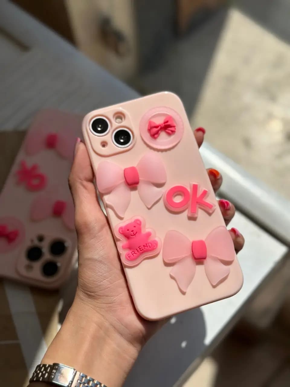 قاب OK شبرنگ (کدC1388)