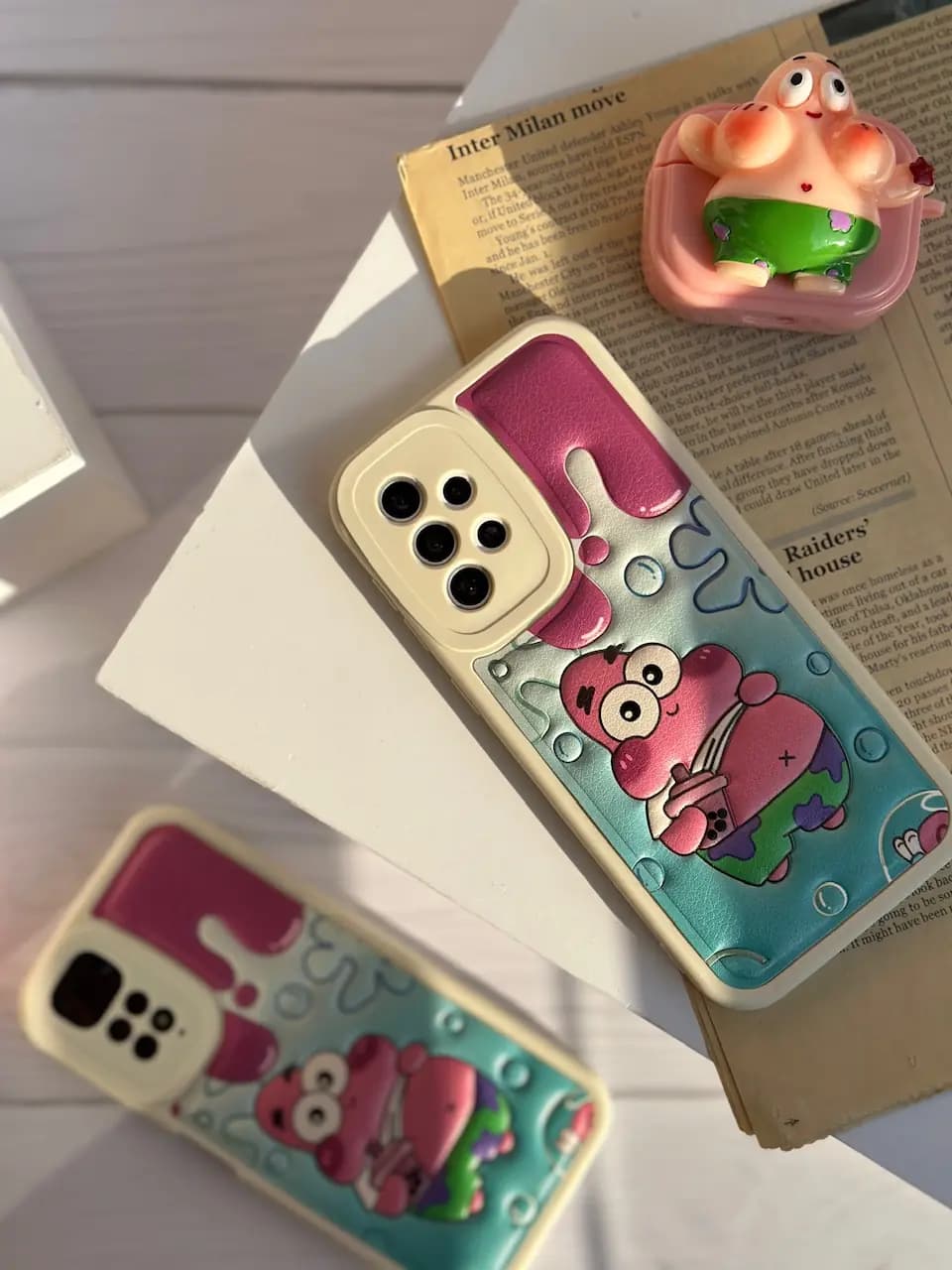 قاب برجسته چرمی Patrick Star (کدC1458) — تصویر ۳