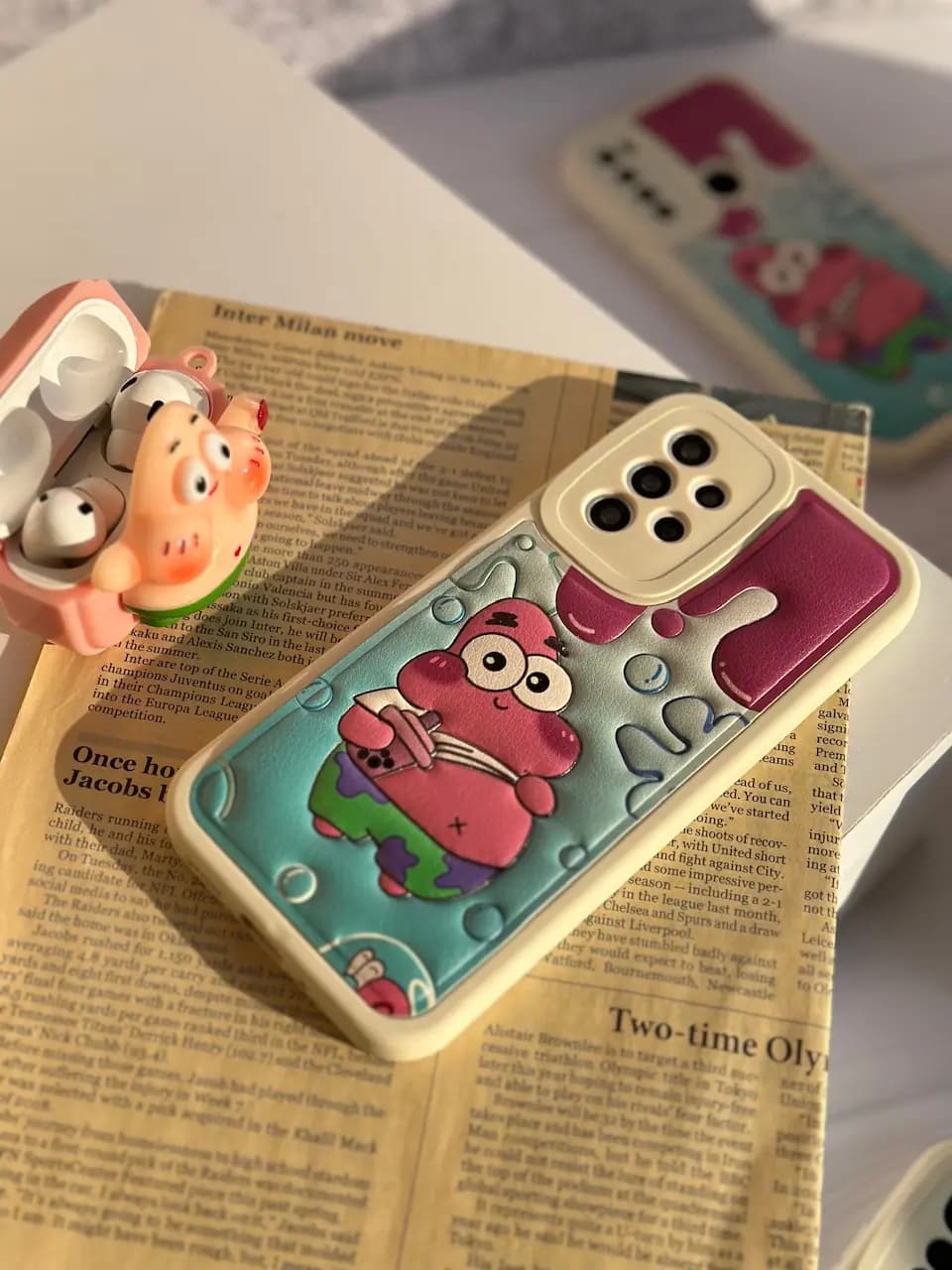 قاب برجسته چرمی Patrick Star (کدC1458) — تصویر ۴