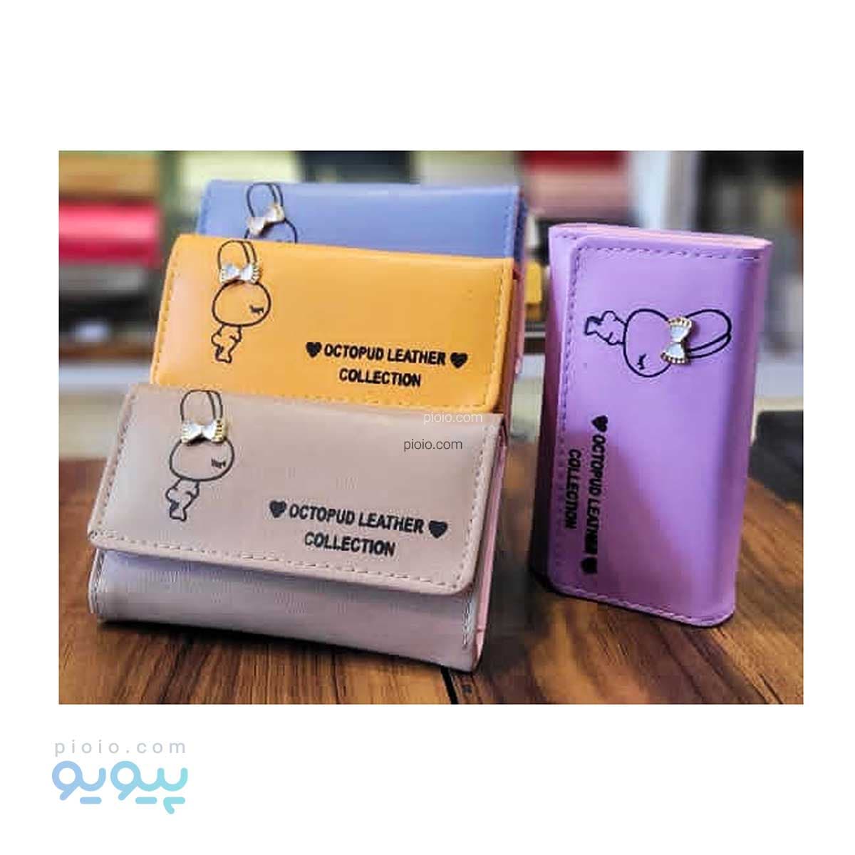 کیف پول فانتزی چرم خرگوش و پاپیون — تصویر ۳