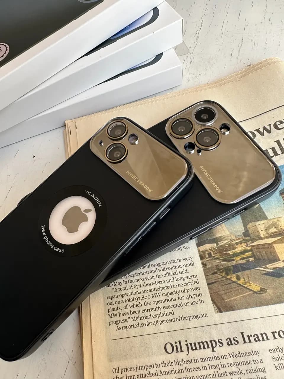 قاب PVD LENS MagSafe مشکی (کدC1331) — تصویر ۲