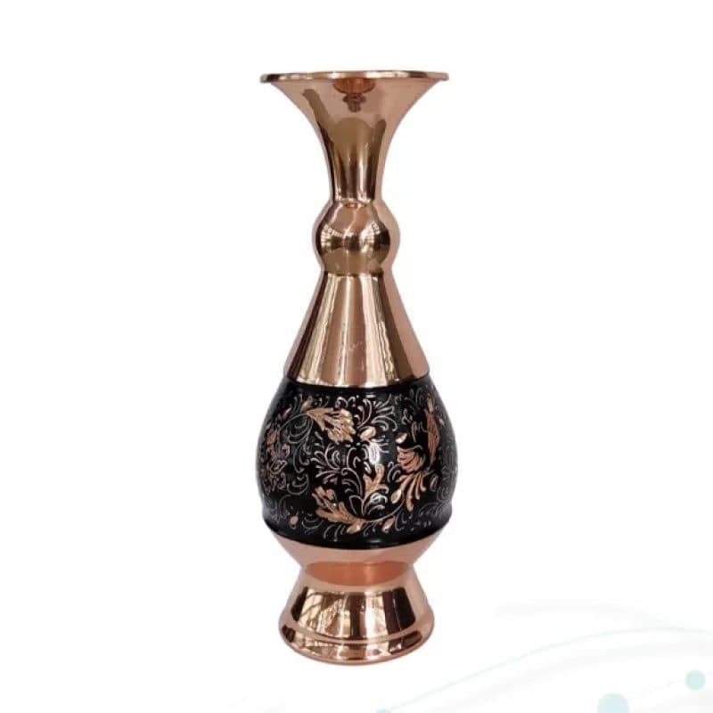 خیام و باباطاهر پالتویی چرم با گلدان الماس تراش — تصویر ۷