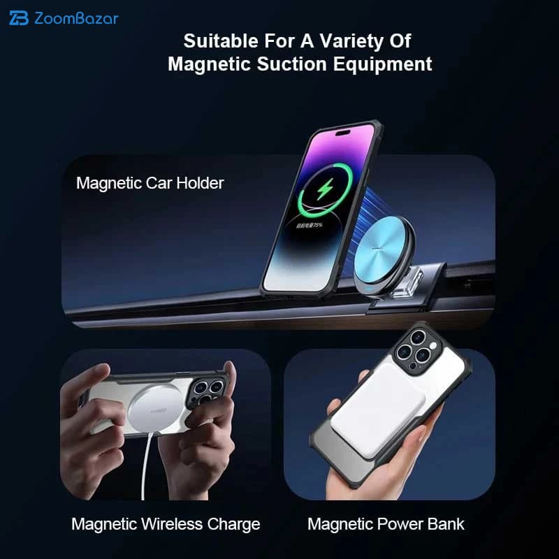 قاب اپیکوی مدل Xundd Magnetic Holder مناسب برای گوشی موبایل اپل iPhone 16 Pro Max — تصویر ۴