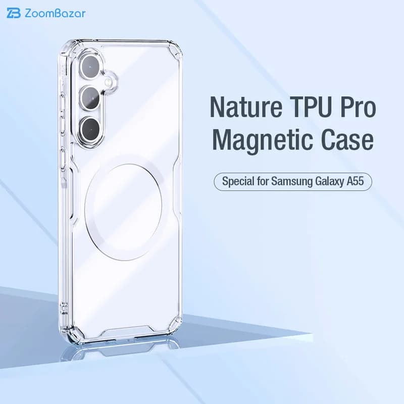 قاب نیلکین مدل Nature TPU Pro Magnetic مناسب برای گوشی موبایل سامسونگ Galaxy A55 — تصویر ۱۱