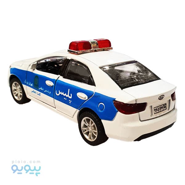 ماکت فلزی ماشین پلیس مدل کیا سراتو آیتم YT3406 عمده و کارتنی — تصویر ۶
